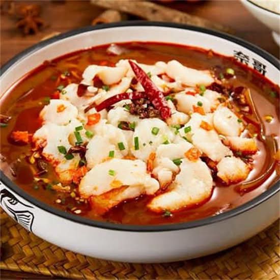 水煮麻辣魚飯 Boiled Fish in Hot Chili Oil